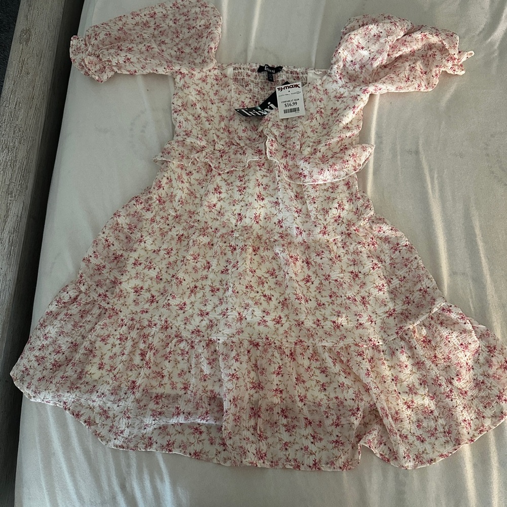 Trixxi Pink Floral Dress